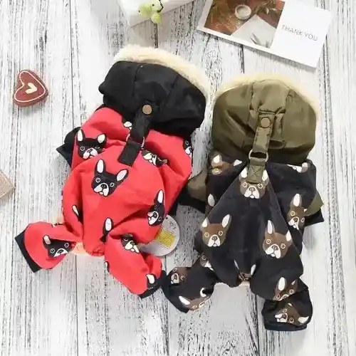 Cappotto Tutina per Cani ”Bulldog Francese” con Imbottitura in Pile | Beställ direkt