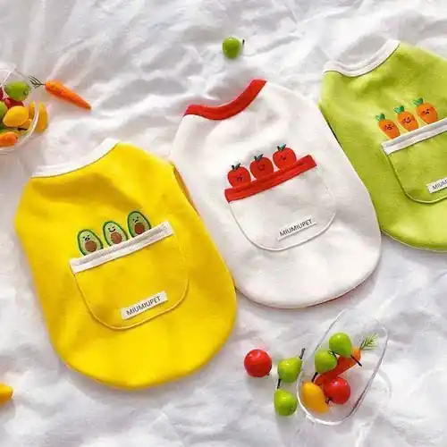Cardigan Leggero ”Fruit & Veggie” by Miumiupet – Stile e Comodità per il Tuo Cane - Extra bra pris
