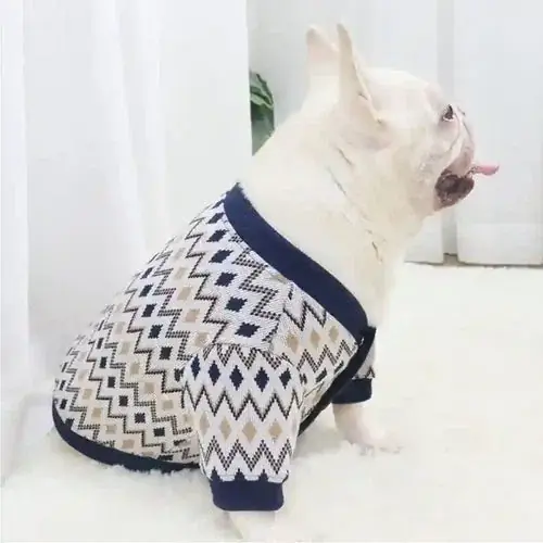 Cardigan per cani e Bulldog ”Missoni” - Mycket populär