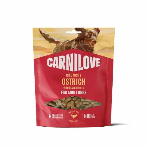 Dagens deal | CARNILOVE Dog Ostrich with Blackberries with fresh meat 200 g
