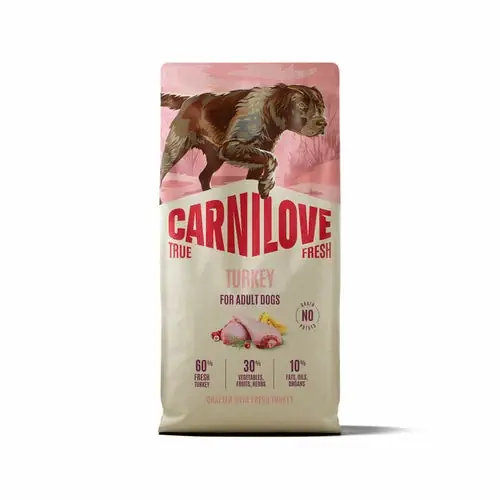 Utförsäljning - Carnilove Dog True Fresh Adult Turkey Dry Dog Food, 12 kg