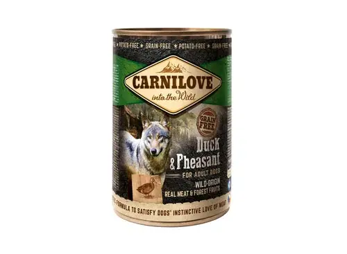 Lägg i varukorg - Carnilove Wild Meat Anka/Fasan 400 g
