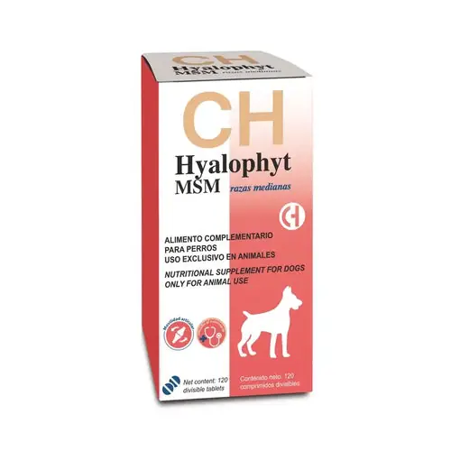 Chemical Hyalophyt MSM for Medium-Sized Breeds, 120 tablets | Snabb leverans