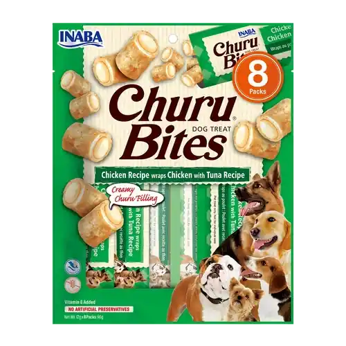 Churu Dog Bites Chicken Wraps With Tuna – 8 ST - Kanonpris