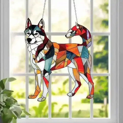 Ciondolo Mosaico Colorato per Cani – Diverse Razze Disponibili - Nyhet