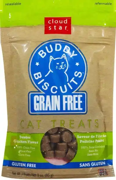 Cloud Star Buddy Biscuits Grain Free Tender Chicken Cat Treats | Tillverkarpris