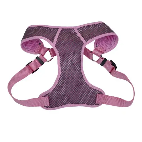 Snart slut | Comfort Soft® Sport Wrap Adjustable Dog Harness, Grey with Pink, Large – 1″ x 28″-36″