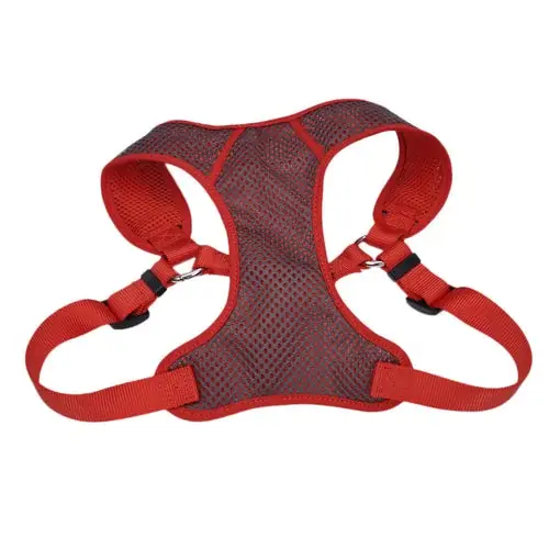 Smidig beställning - Comfort Soft® Sport Wrap Adjustable Dog Harness, Grey with Red, Small – 5/8″ x 19″-23″