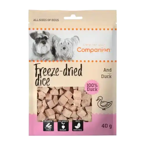 Nyligen lanserat - Companion Frystorkad Anka – 40 G