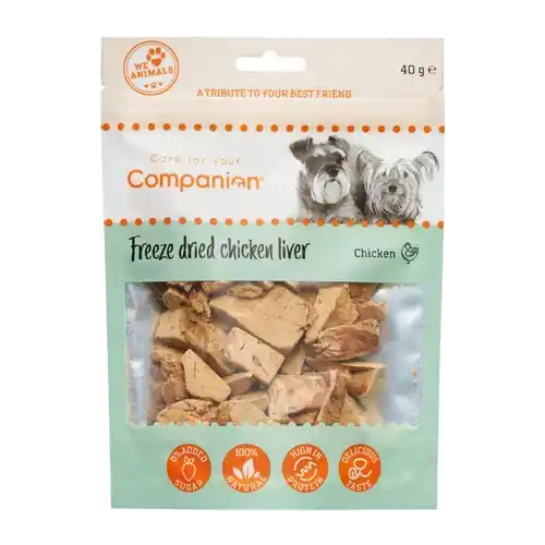 Companion Frystorkad Kycklinglever – 40 G | Deal