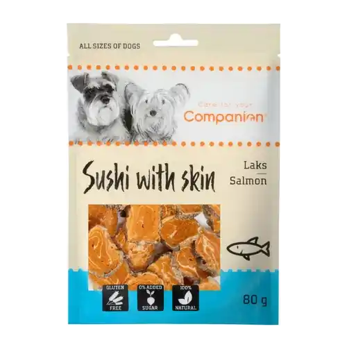 Companion Lax Sushi med Skinn – 80 G | Favorit hos kunderna