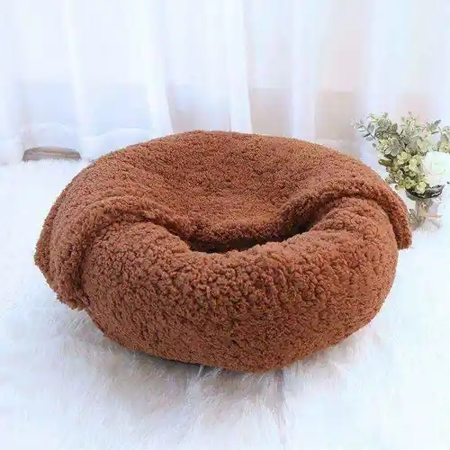 Cuccia a Ciambella Morbida per Cani – Modello NUVOLA 2.0 con Copertina - Begränsat lager