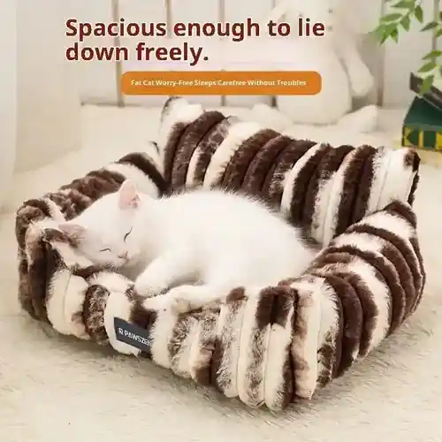 I lager | Cuccia Pawszen Rettangolare con Schienale Alto per Cani e Gatti