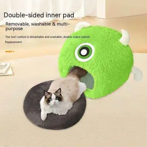 Precis lanserat | Cuccia Riscaldante per Cani e Gatti con Timer e USB – Modello Ananas o Mostro