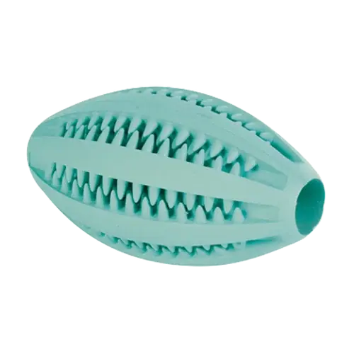 Denta Fun Rugbyboll M Mintsmak Naturgummi- 11 CM | Specialerbjudande