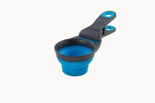 Lågt pris - Dexas Klipscoop 1 cup Gray Collapsible Food Scoop