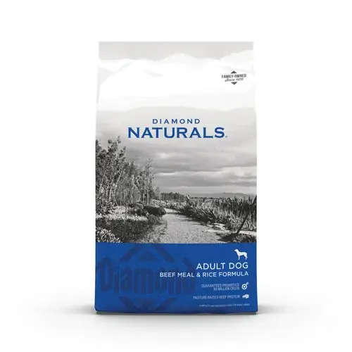Mycket efterfrågad | Diamond Naturals Adult Beef Meal and Rice Formula Dry Dog Food, 40 lb. Bag