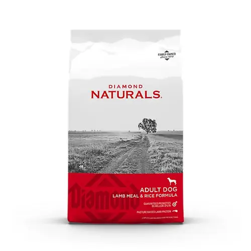 Kampanjen går snart ut - Diamond Naturals Adult Lamb Meal and Rice Formula Dry Dog Food, 40lbs
