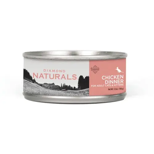Spara mer | Diamond Naturals Chicken Dinner Adult & Kitten Formula Canned Cat Food