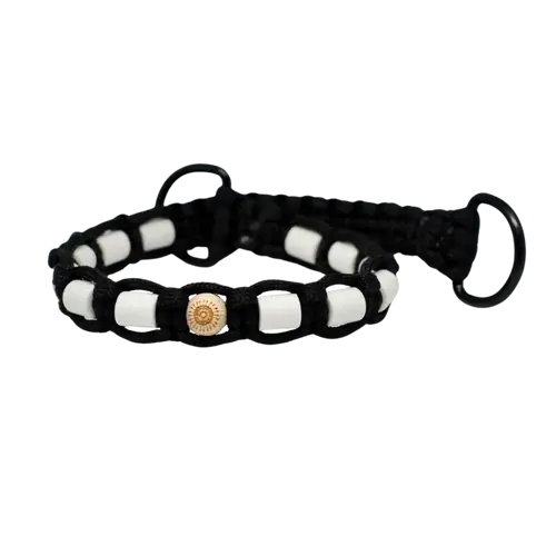 Djurhalsband med D-ring – Classic Black | Bra pris