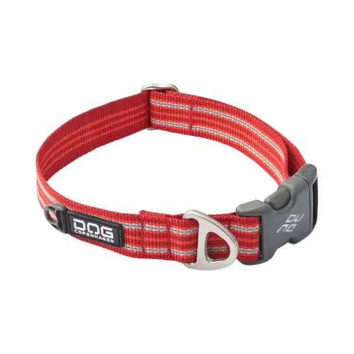 Dog Copenhagen – ”Urban Style” Halsband – Röd | Toppkvalitet