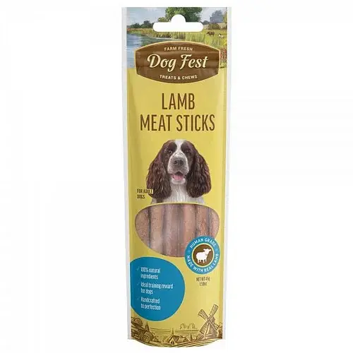 I lager - Dogfest Lamb Meat Sticks Treats For All Dogs, 45g
