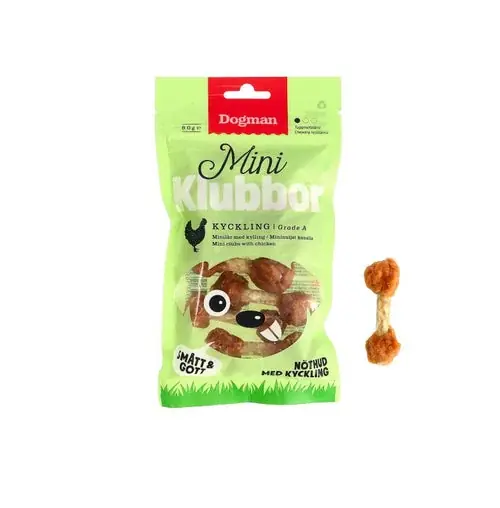 Dogman – Miniben m. kyckling, 80g - Superpris