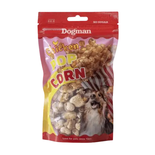 Sista dagarna | Dogman – Popcorn med kyckling, 50g