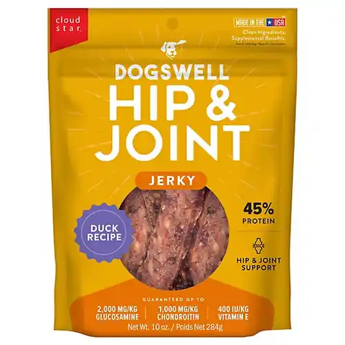 Dogswell Hip & Joint Jerky Treats, Duck Recipe, 12 oz - Nedsatt pris
