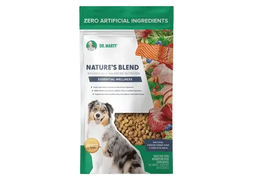Superpris | Dr. Marty Nature’s Blend Essential Wellness Freeze Dried Dog Food, 80 oz.