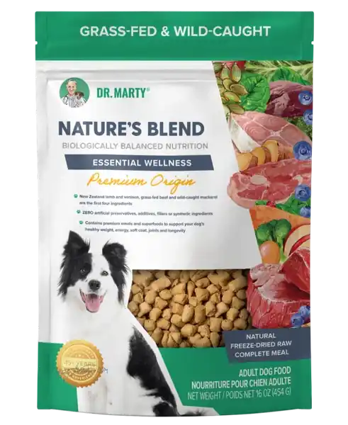 Dr. Marty Nature’s Blend Premium Origin Freeze Dried Dog Food, 16 oz. | Storsäljare