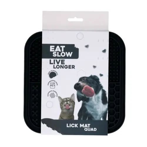 Eat Slow Live Longer Lick Mat Quad - Väl omtyckt