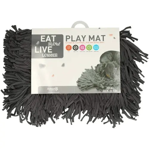 Rabatter | Eat Slow Live Longer Snuffle Mat Grey