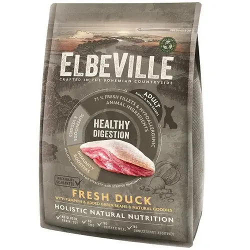Sista dagarna | Elbeville Dry Dog Food Adult Mini with Duck, 4 kg