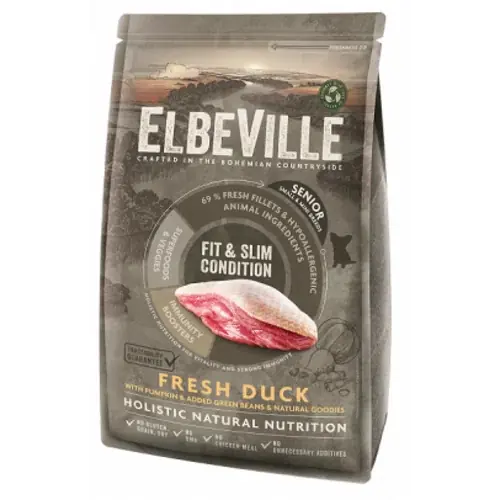 Elbeville Dry Dog Food Senior All Breeds Duck, 20 kg - Ny produkt