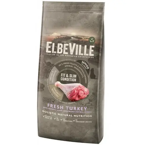 Elbeville Dry Dog Food Senior All Breeds Turkey, 11,4 kg | Direkt från fabriken