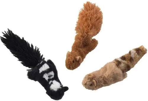 Finns nu - Ethical Pet SPOT Skinneeez Forest Creatures Cat Toys