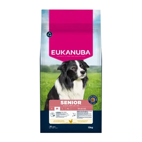 Euk Dog Senior Medium – 15 KG - Bästa pris