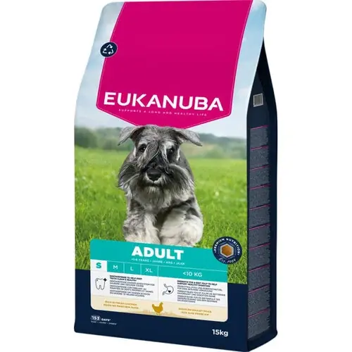 Eukanuba Adult Small Chicken Dry Dog Food, 15 kg - Bästsäljare