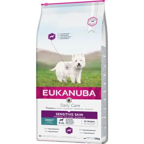 Skaffa nu | Eukanuba DAILY CARE ADULT SENSITIVE SKIN, 12 kg
