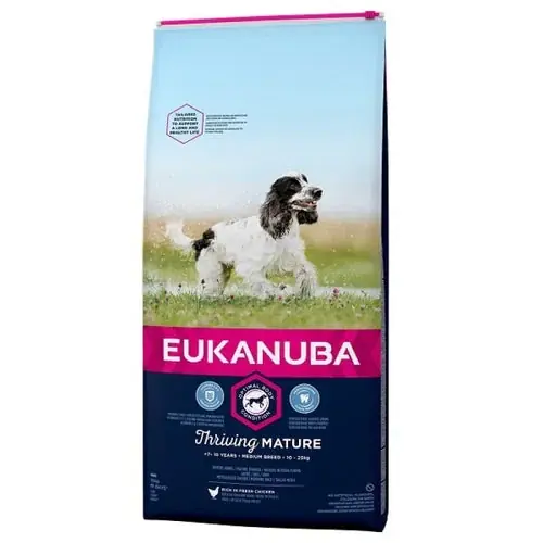Nytt i sortimentet - Eukanuba Mature and Senior Medium, Chicken, 3 kg