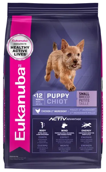 Enkel retur | Eukanuba™ Puppy Small Breed Dry Dog Food, 4.5 lb