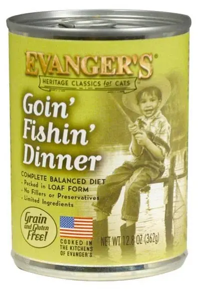 Evanger’s Classic Recipe Grain Free Goin FIshin Dinner Canned Cat Food | Beställ nu