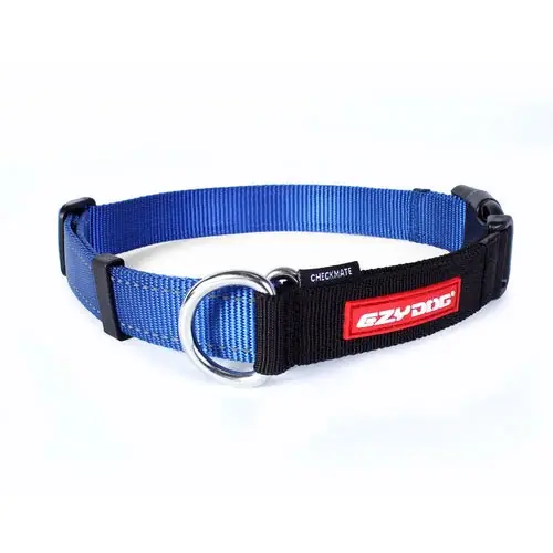 Missa inte erbjudandet | EzyDog Checkmate Dog Collar – Blue