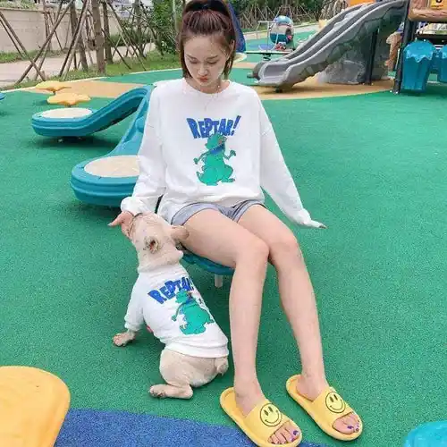 Felpa Coordinata Reptar Cane & Padrone – Stampa T-Rex Unisex - Köp online