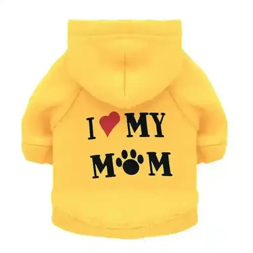 Felpa per Cani ”I Love My MOM” – Perfetta per Barboncini e Chihuahua | Nytt i sortimentet