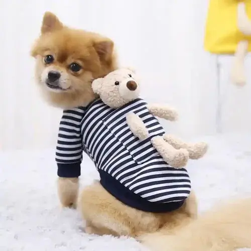 Extra rabatt | Felpa per cani con orsetto peluche – Cheepet