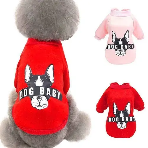 Felpa per cani in pile ”Dog Baby” - Bara idag