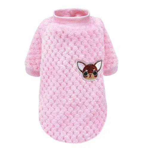Försäljningssuccé - Felpina in pile ”Pie de Poule” per cani – Eleganza e calore per i tuoi piccoli amici