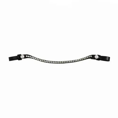 Nyligen tillagt | Finesse Bridles Pannband – ”Swarovski” – svart/grå